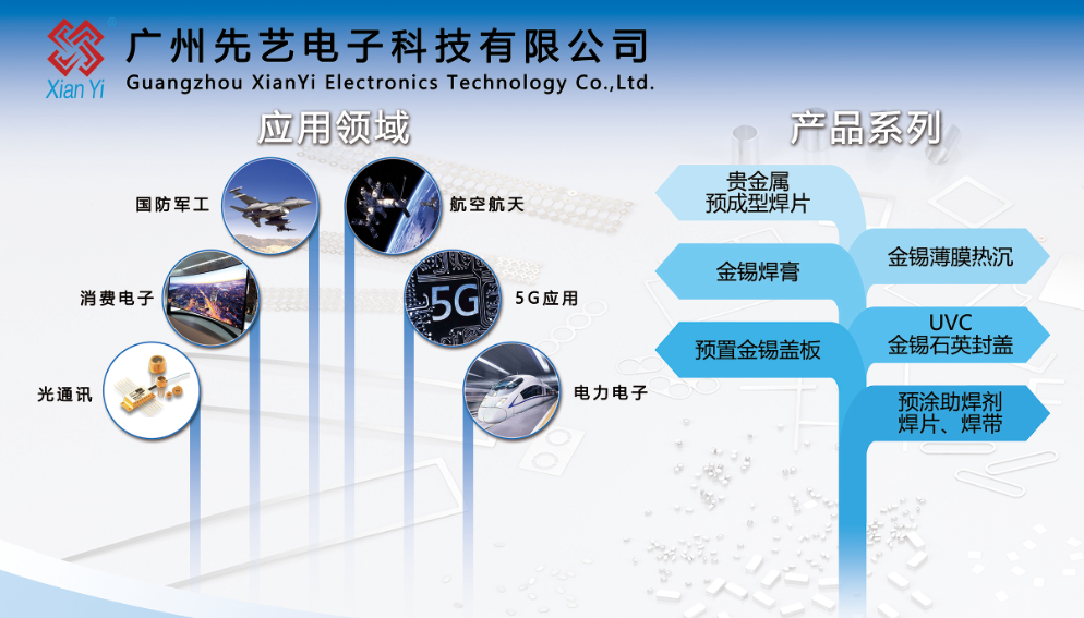 专业提供先进封装微连接解决方案，先艺电子展出微组装焊料、金锡薄膜组件、清洗设备等